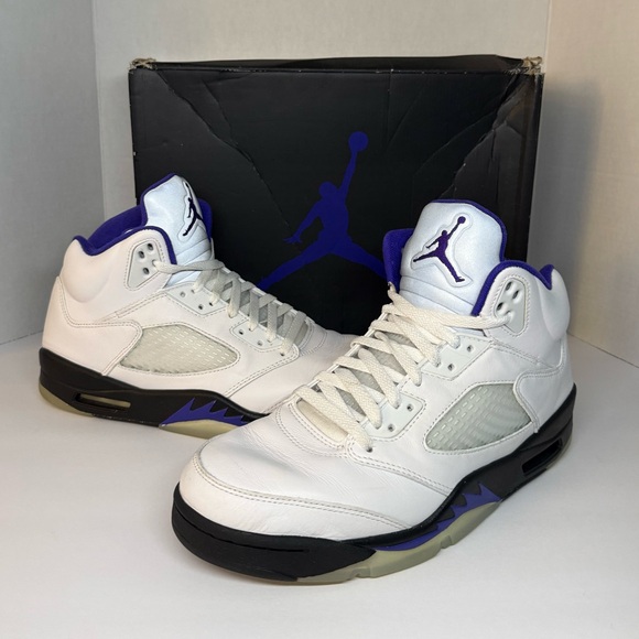 Jordan Athletic Shoes White and Purple main image 14